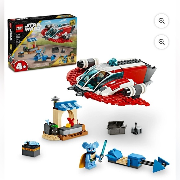 LEGO Star Wars Young Jedi Adventures The Crimson Firehawk   Star Wars: Young Jedi Adventures The Crimson Firehawk, Kids’ Starter Set